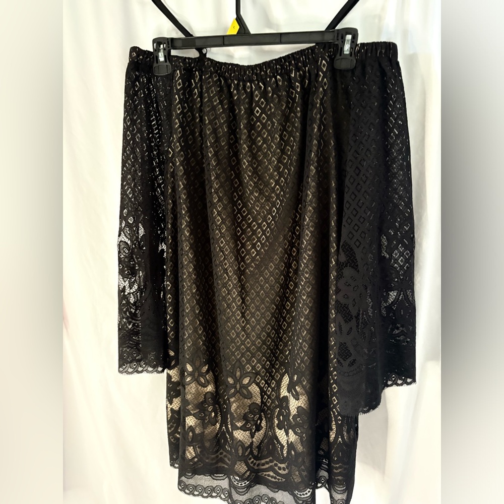 Elegant Black Lace Dress